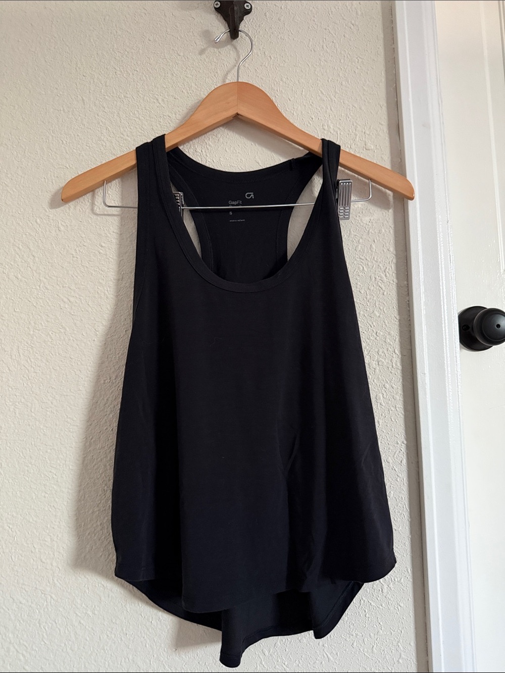 GAP Black Flowing Racerback Tank